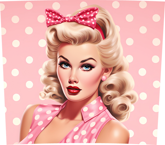 Tumbler design Pink Pinup
