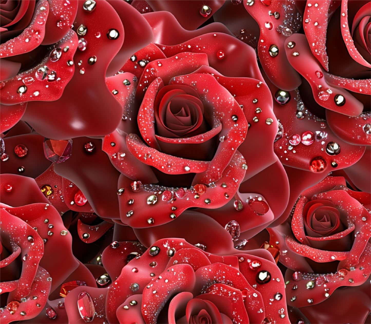 3D Seamless Roses