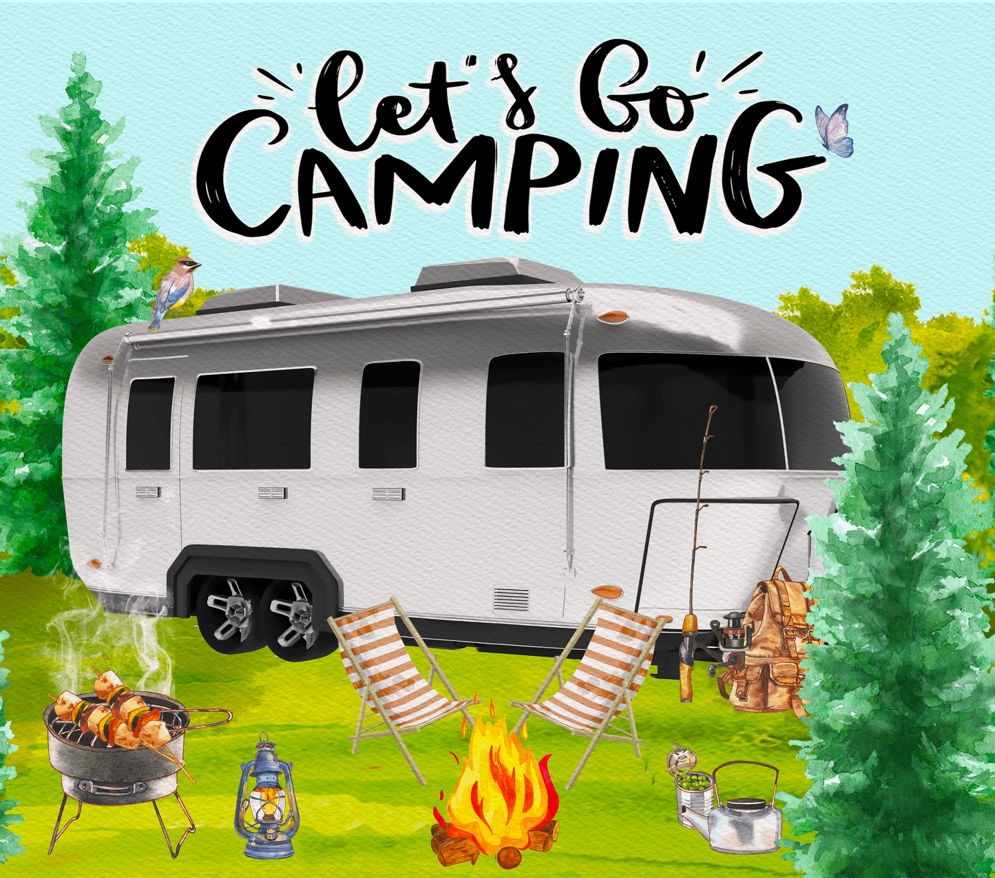 Tumbler Design Camping
