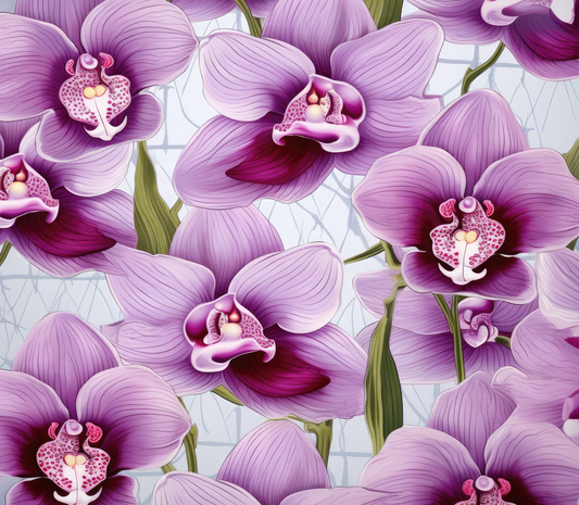 3D Purple Orchid
