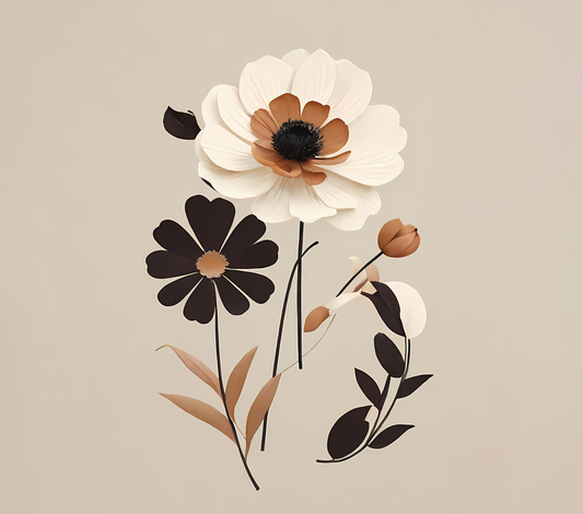 Tumbler Boho Flower 2 Pics