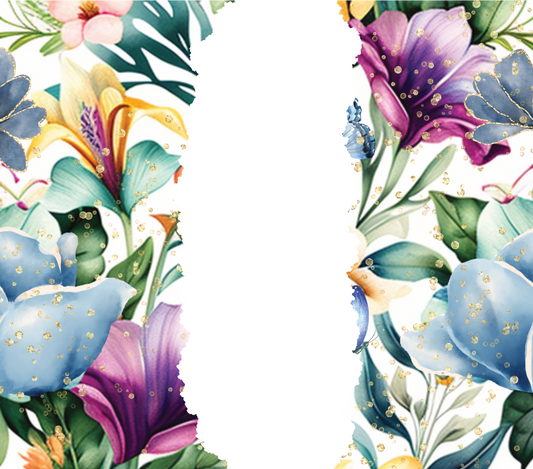 Watercolor Floral Name