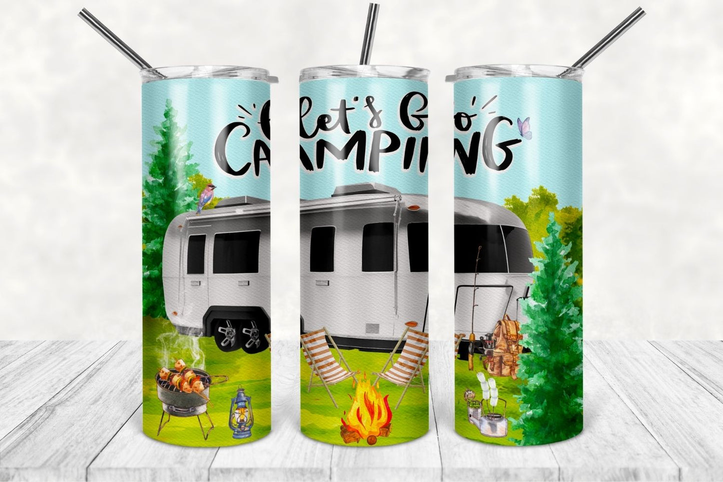 Tumbler Design Camping