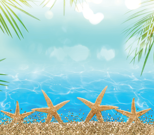 Tumbler Summer Beach Starfish