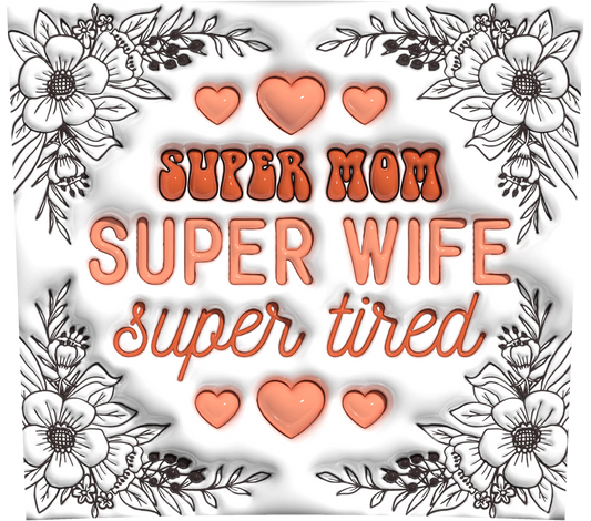 3D Mothers Day Supermom
