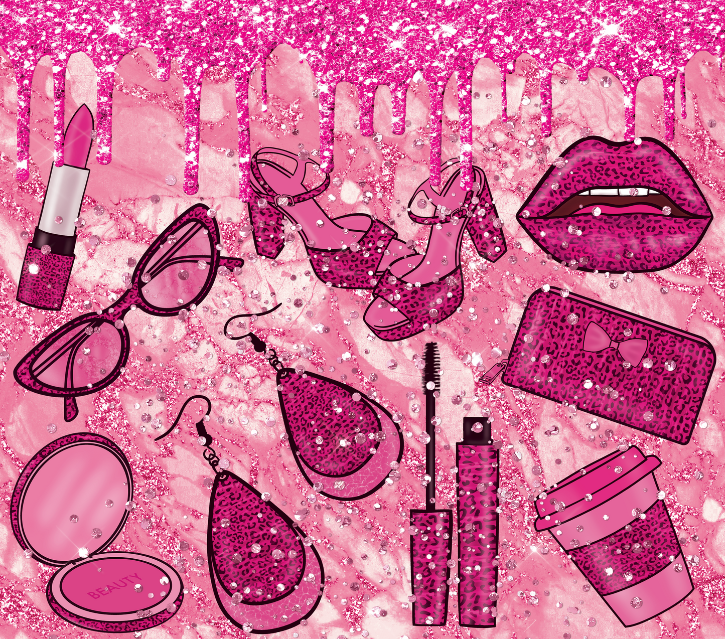 Pink Dripping