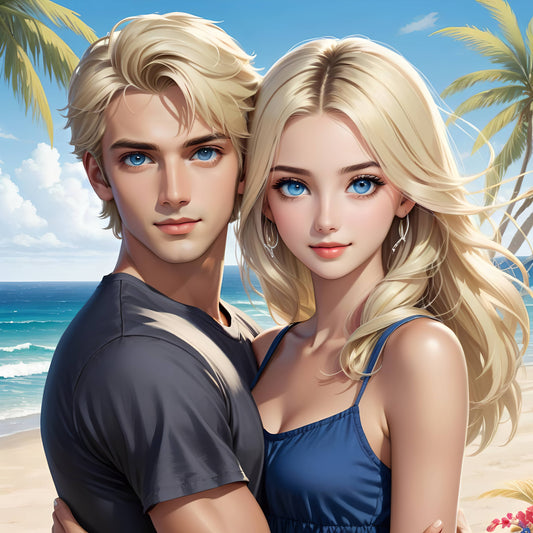 S E : Love Couple at Beach 10 Pics