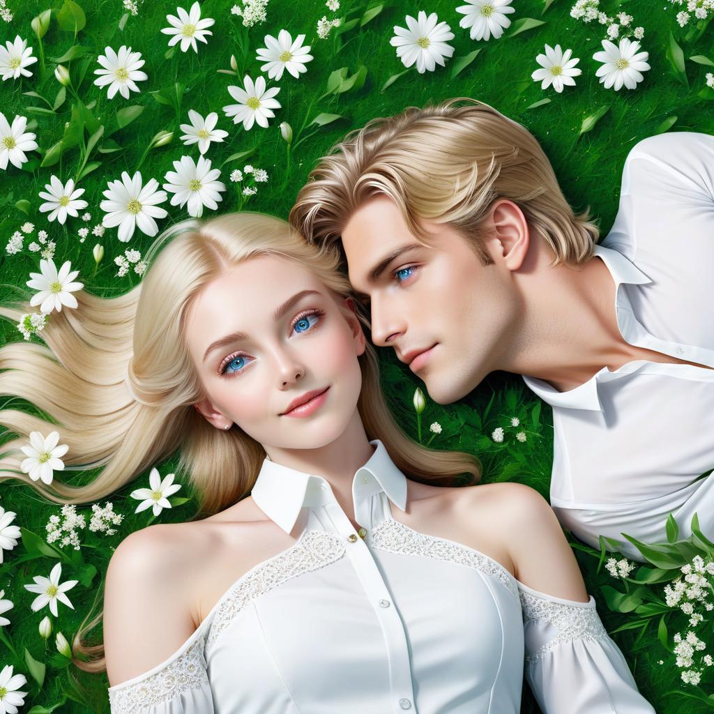 S E : Love Couple in Gras 3 Pics