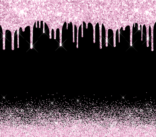 Pink Glitter Drip
